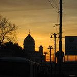 Transsibérien - Moscou - Coucher de soleil