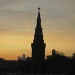 Transsibérien - Moscou - Coucher de soleil