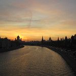 Transsibérien - Moscou - Coucher de soleil