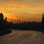Transsibérien - Moscou - Coucher de soleil