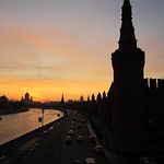 Transsibérien - Moscou - Coucher de soleil