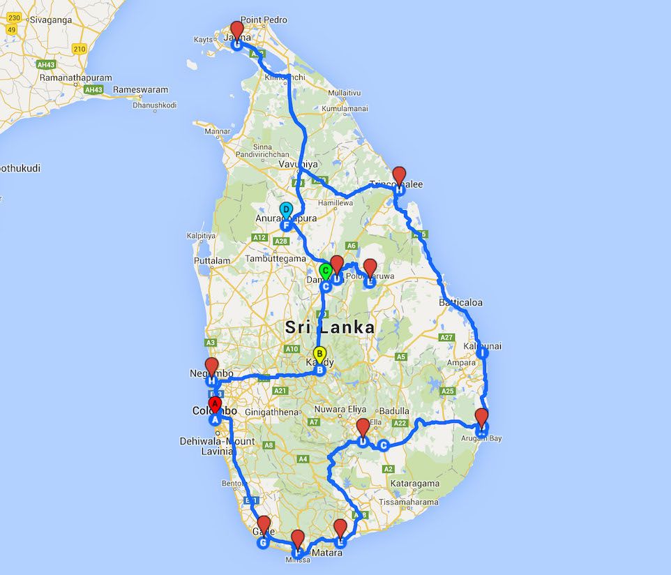 Le Sri Lanka en 3 semaines, que faut-il voir ?